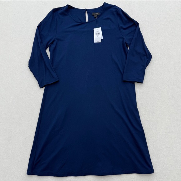 J.Jill Dresses & Skirts - J.Jill Wearever Collection Deep Sea Blue Dress Women's S Small Long Sleeve